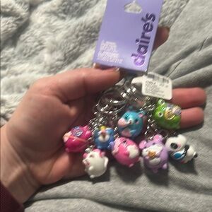 Claire's Cute Animal Keychains Set